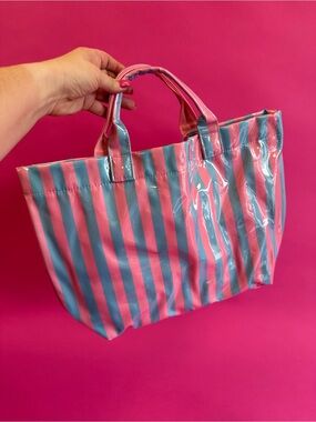 Summer Tote - Blue and Pink